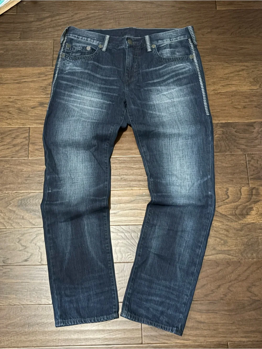 Mens True Religion Geno Thick Stitch Size 38